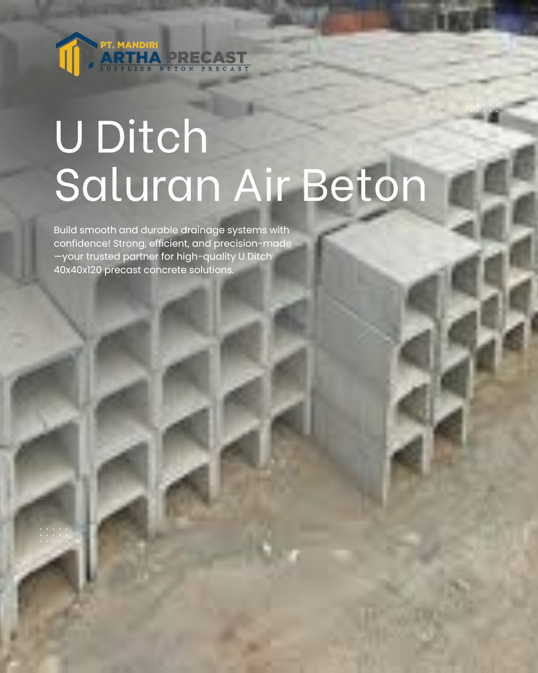 harga precast saluran drainase