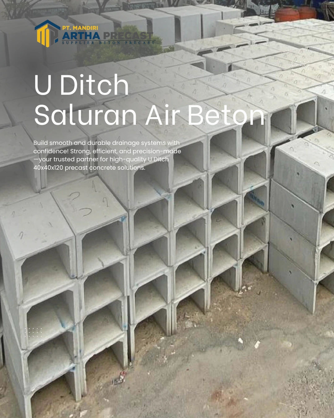 harga saluran precast u ditch