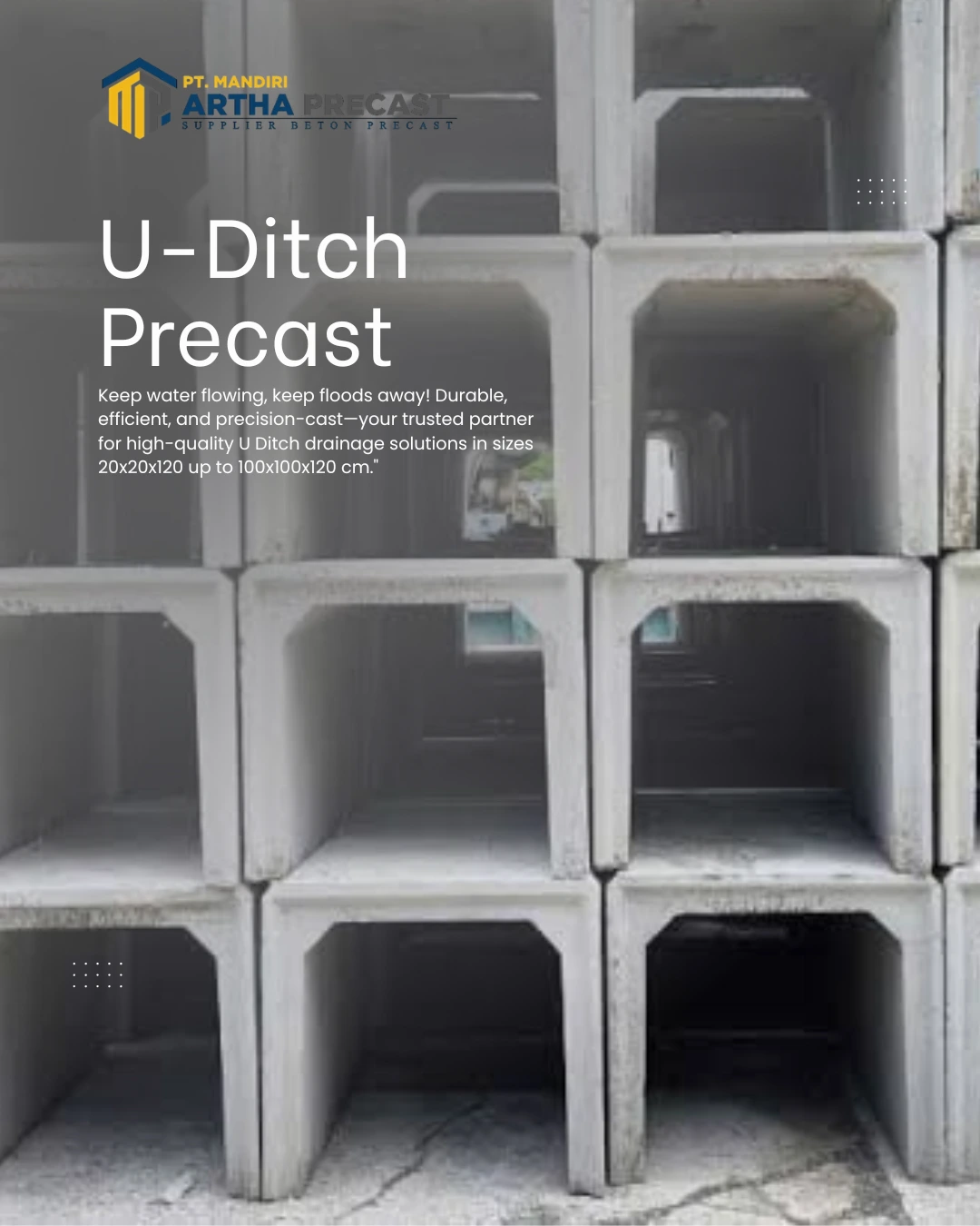 harga u ditch precast bogor