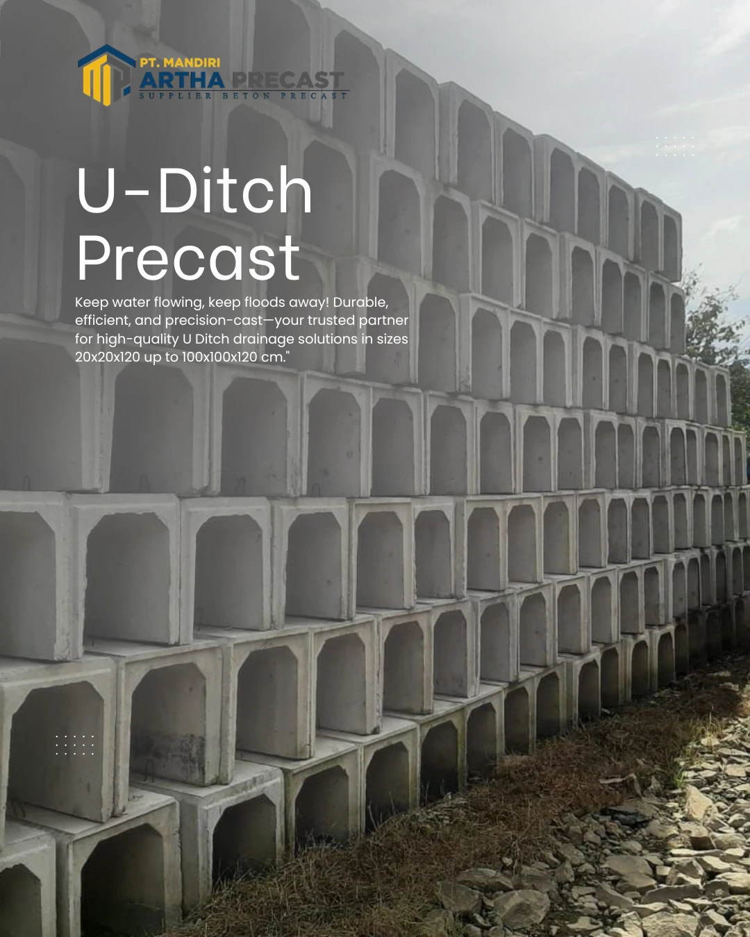harga u ditch precast tangerang