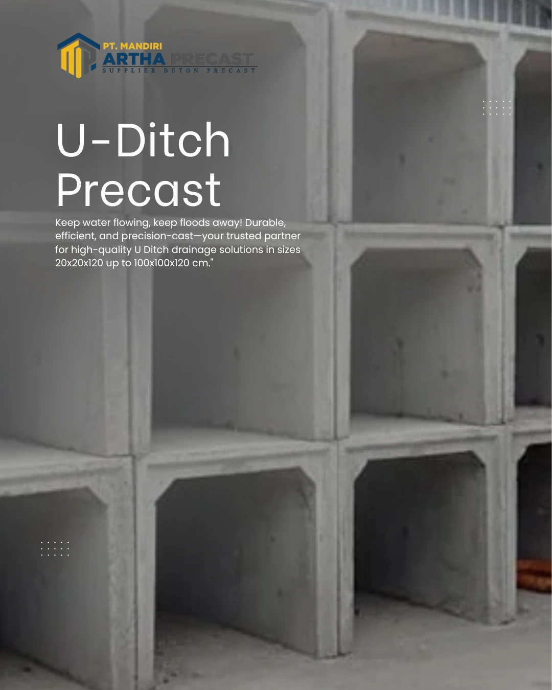 harga u ditch precast tangerang