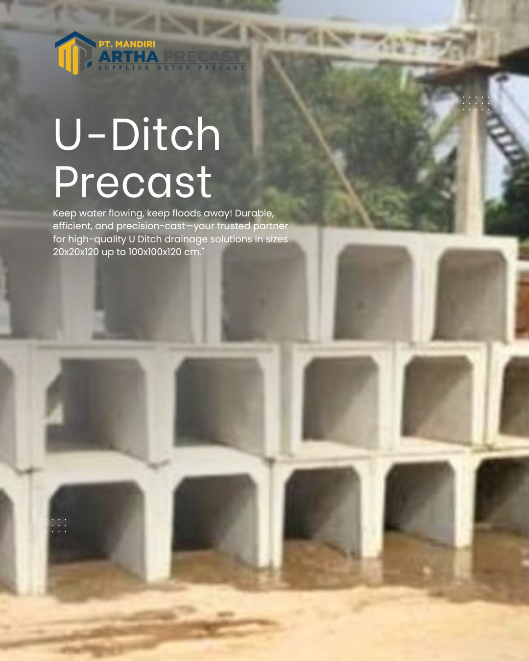 beton precast u-ditch tangerang