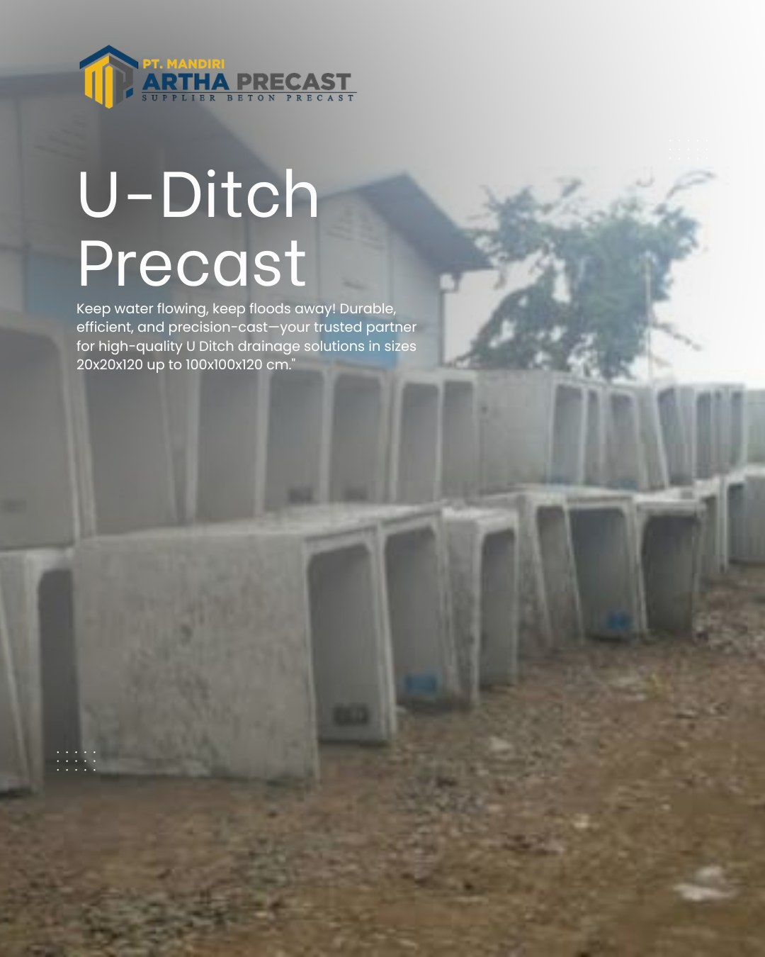 u-ditch precast beton bekasi