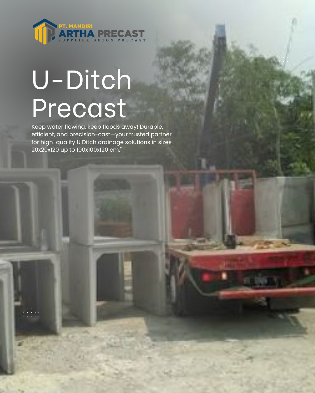 u-ditch precast beton bekasi