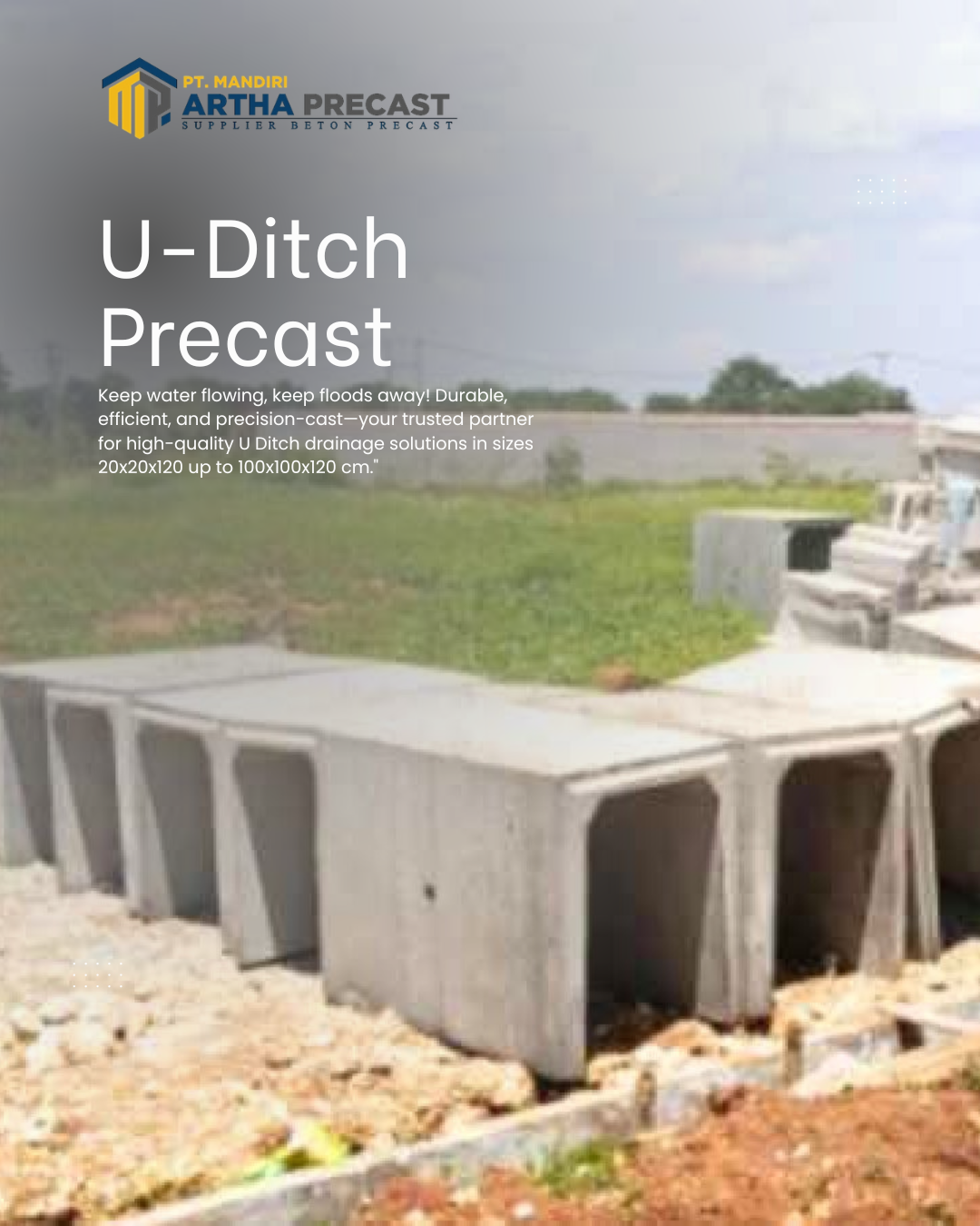 u-ditch concrete precast karawang
