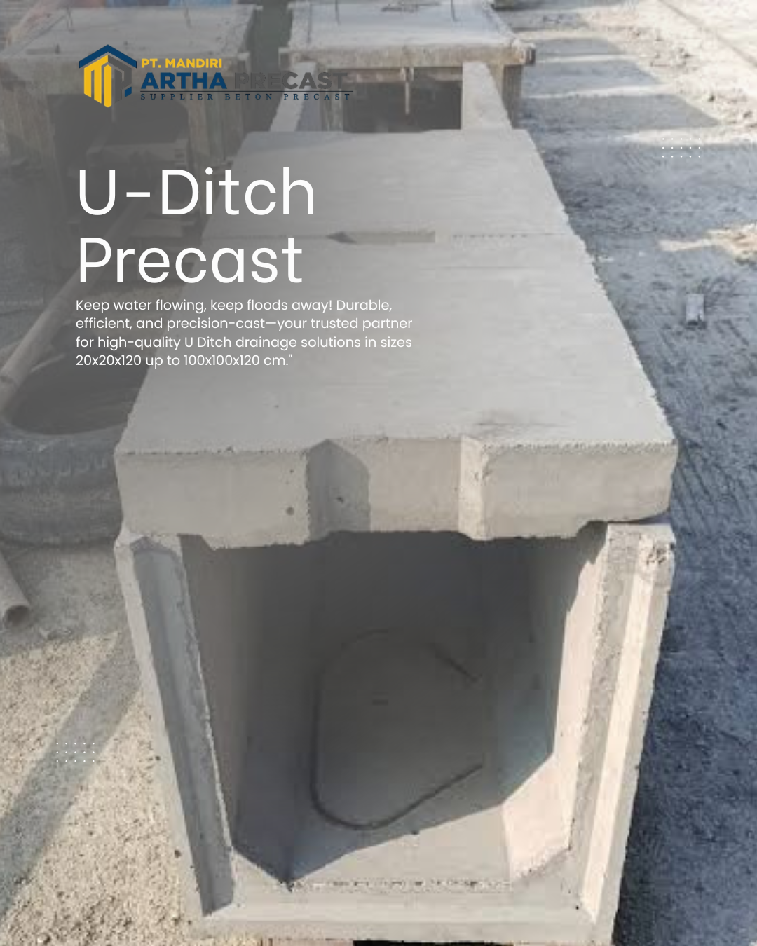 u ditch precast cikarang