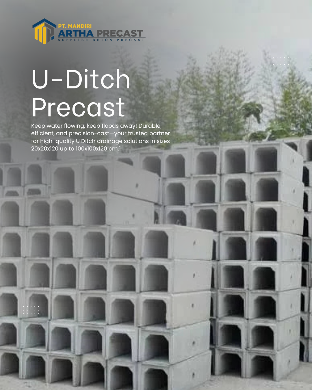 u ditch precast concrete