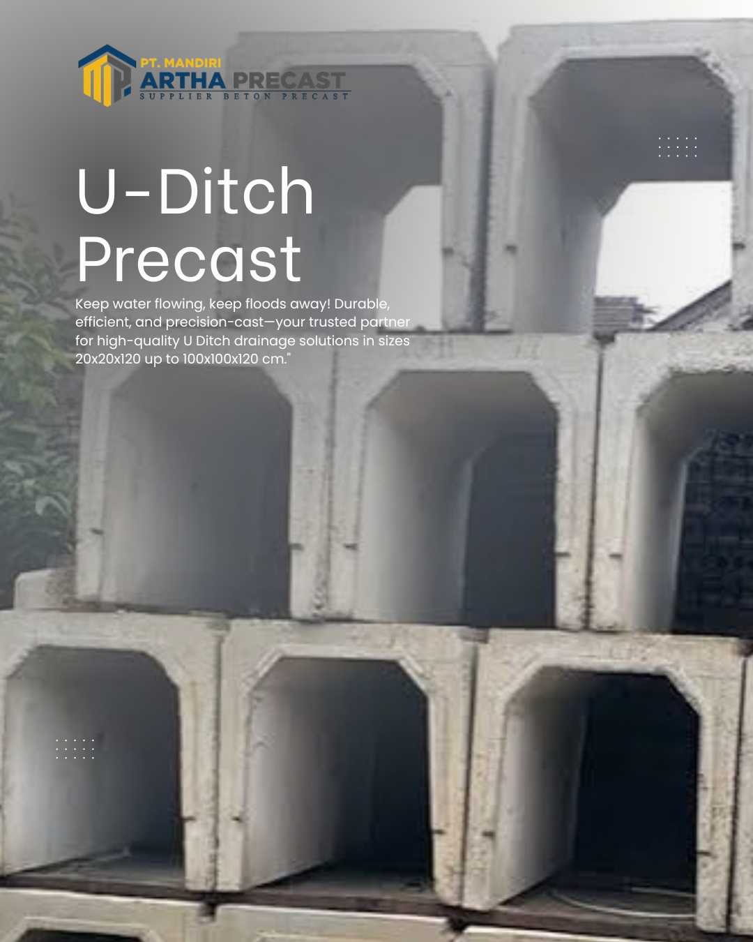 saluran drainase u ditch