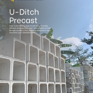 harga drainase u-ditch material