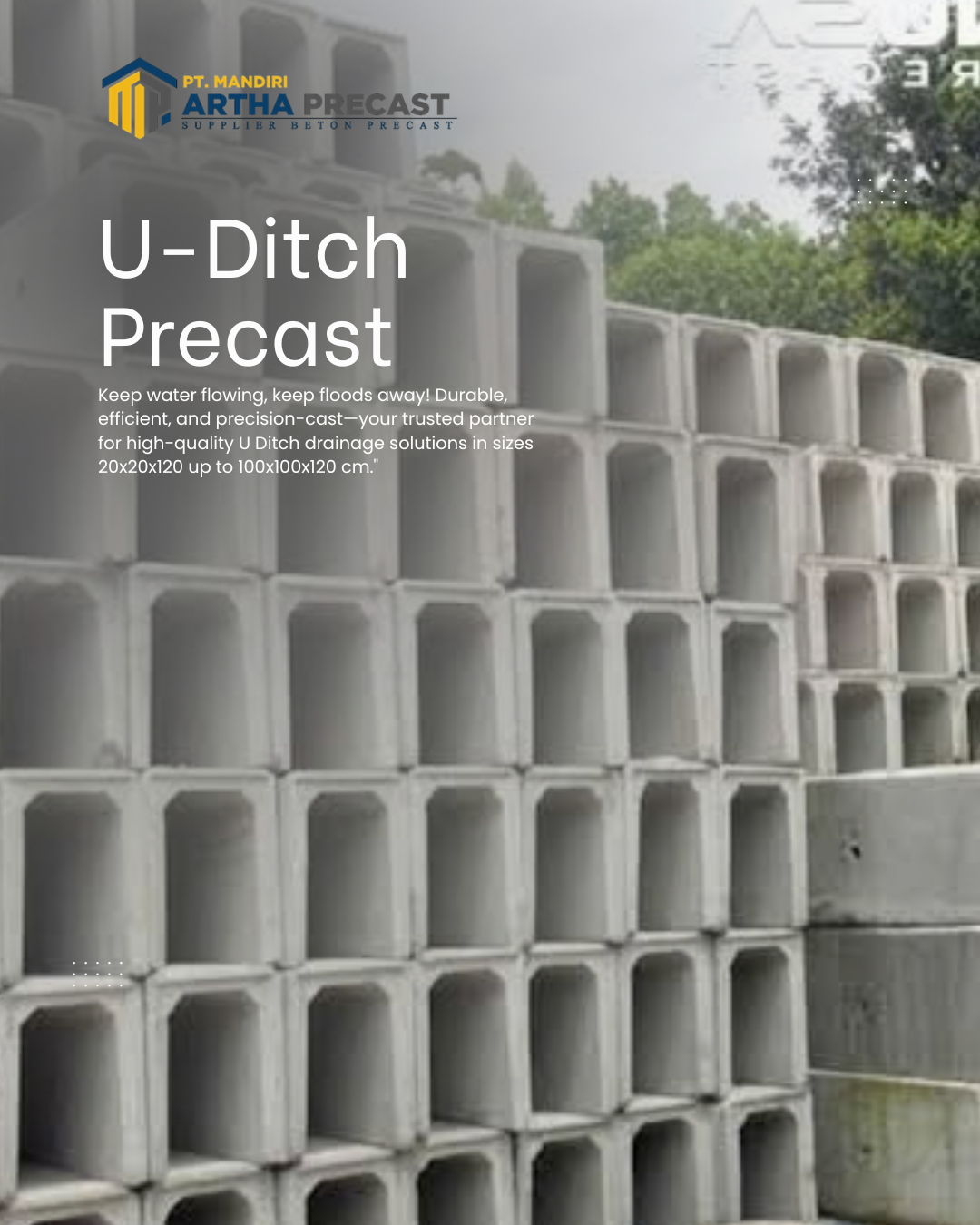 harga u-ditch di cibubur