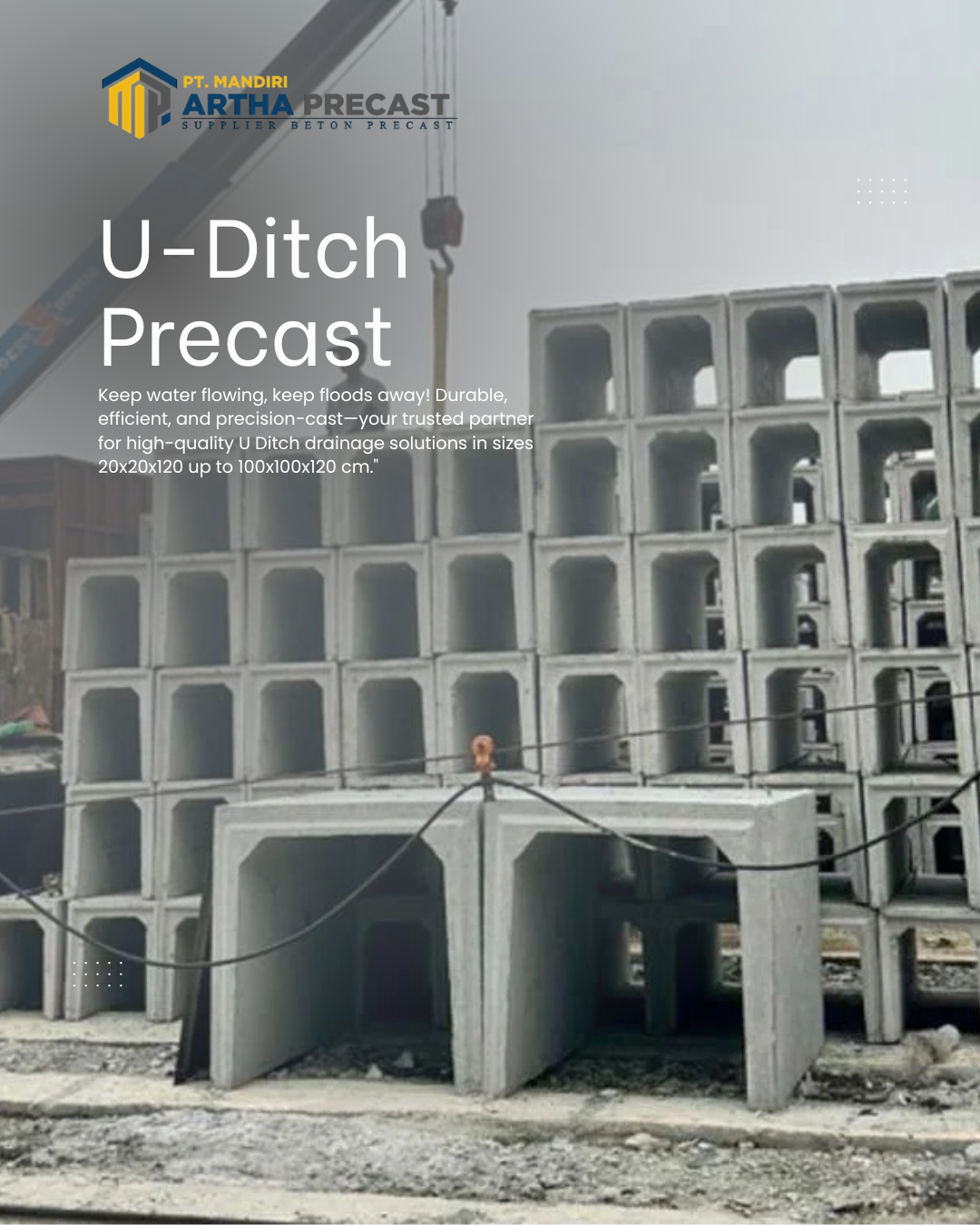harga u ditch pondokgede